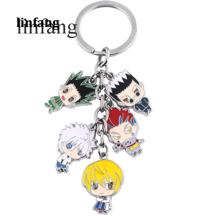 Linfang Jewelry Anime Hunter X Hunter Keychain Gon Killua Zoldyck