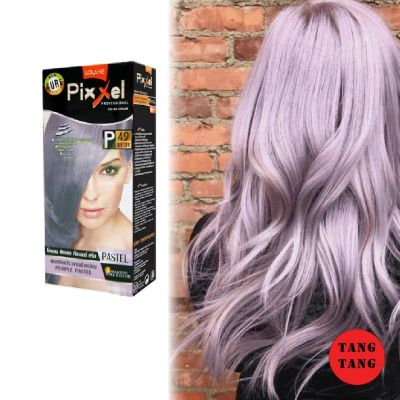 (เฉดสีพาสเทล) Lolane Pixxel Color Cream โลแลน พิกเซลคัลเลอร์ P49 สีพาสเทลม่วงอ่อน 150 g.