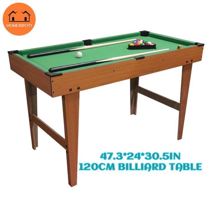 Home Depots 47.3 Kids Adult Pool Table Set Pool Table Mini Pool Table