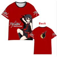 ใหม่ Akame Ga Kill เสื้อยืดอะนิเมะการพิมพ์ 3D Street Wear Harajuku เสื้อยืดด้านบนเสื้อผ้าผู้ชายผู้หญิงสบาย ๆ แฟชั่นพลัสขนาดเสื้อยืด