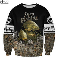 HX Animal Carp Fishing 3D All Over Printed Men Hoodie Harajuku Fashion Sweatshirt Uni Casual Jacket Pullover Drop Shipping