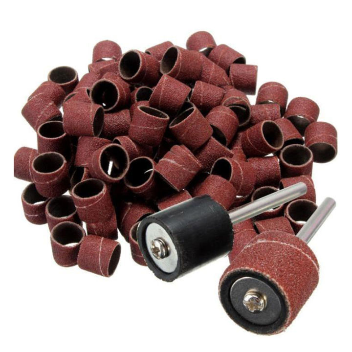 100-pieces-1-2-inch-polished-sandpaper-ring-polishing-abrasive-tape-in-silicon-carbide-2-pieces-x-rotary-chuck-or-mandrels
