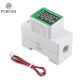 pcbfun เครื่องวัดแรงดันมิเตอร์รถแบบมัลติฟังก์ชั่น,เครื่องทดสอบ AC50-300V/100A แสดงผลดิจิตอล AC