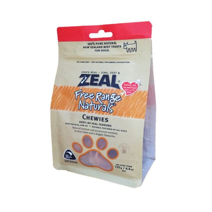 petclub-zeal-chewies-ขนมสุนัข-แบบอบแห้ง-สูตรเอ็นลูกวัว-125g