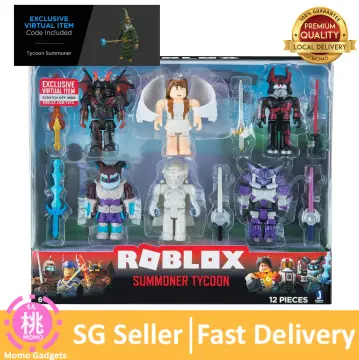 Roblox Action Collection - Super Doomspire Four Figure Pack [Includes  Exclusive Virtual Item]