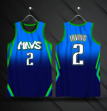 Nike Men's Dallas Mavericks Kyrie Irving #2 Swingman Jersey, XL, Blue