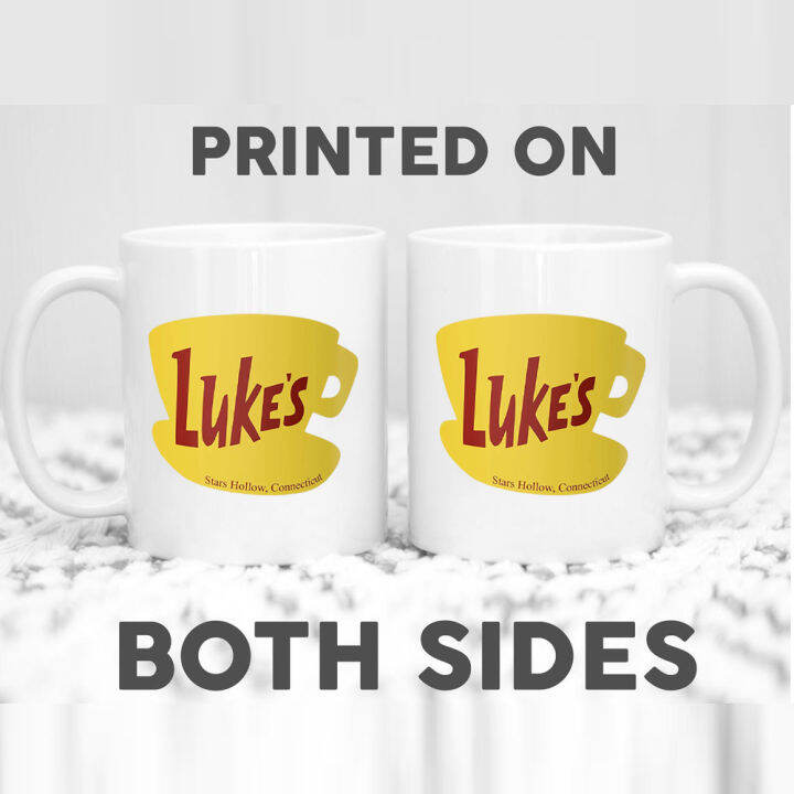 Luke's Diner Mug Stars Hollow Connecticut Gear Gilmore Girls Inspired ...