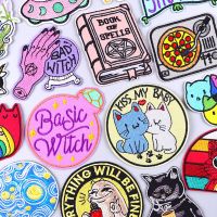 Cartoon Animal Embroidery Patch DIY Iron On Patches For Clothing Thermoadhesive Patches On Clothes Cute Cat Sewing/Fusible Patch