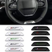 Hot New Car Steering Wheel Emblem Sticker Auto Decorative Badge Decal for Peugeot Sport 5008 4008 308 208