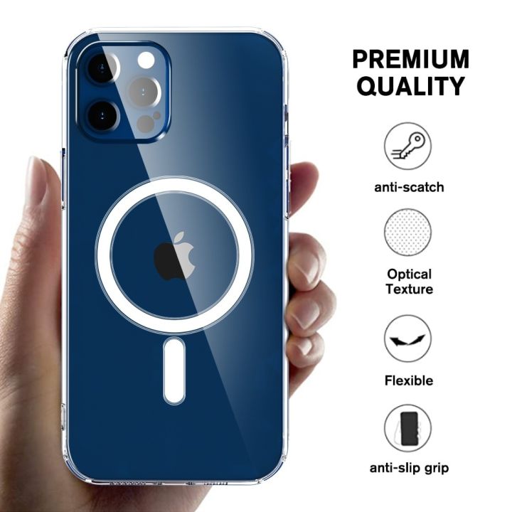 jaster-ultra-clear-magnetic-circle-magsafing-case-for-iphone-14-13-12-11-pro-max-xs-xr-7-8-plus-iphone-magnetic-macsafe-cases