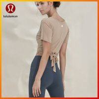 g2ydl2 Lululemon ใหม่ เสื้อกีฬา โยคะ แขนสั้น ลําลอง