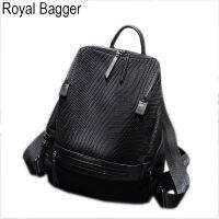 Royal Bagger กระเป๋าเป้สะพายหลังสำหรับผู้หญิงสาวผ้าใบแฟชั่นกลางแจ้งกระเป๋าเดินทางแบบสบายๆกระเป๋าสะพาย