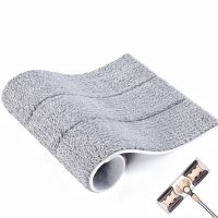 ✌﹊♂ Mop Pads Replace The Cloth Flat Mop Clamp Type Superfine Fiber Water Absorption Mop Head Clamped Flat Bed Clip 22x38cm