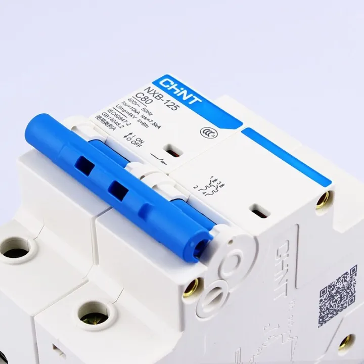 chint-nxb-125-2p-ac-230-400v-เบรกเกอร์63-80-100-125a-disconnector-dz158-kunlun-series-คลื่นแม่เหล็กไฟฟ้าชนิด-c