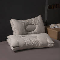 Cotton Pillow For Sleep Type A Massage Spa Neck Protecting Soybean Antibacterial And Mite Proof Pillow Core