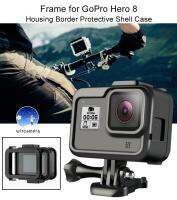 Frame for GoPro Hero 8 Housing Border Protective Shell Case for Gopro Hero 8 Black with Quick Pull Movable Socket and Screw กรอบ สำหรับ GoPro Hero 8 Housing เปลือกป้องกันขอบเคสสำหรับ Hero 8 สีดำอย่างรวดเร็วซิปและสกรูที่เคลื่อนย้าย