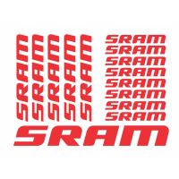 SRAM [ใหม่] 14ชิ้น! ใหม่ SRAM กรอบตัดไวนิลออกจักรยาน Sram สติ๊กเกอร์สัญลักษณ์จักรยานกรอบจักรยานเสือหมอบสติกเกอร์รถ