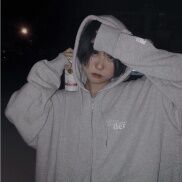 Áo Khoác Hoodie Zip Cinder Basic Kéo Khóa