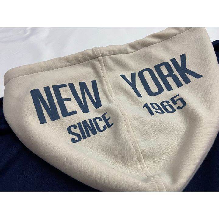 miinshop-เสื้อผู้ชาย-เสื้อผ้าผู้ชายเท่ๆ-พร้อมส่ง-เสื้อแขนยาว-new-york-แท้100-เสื้อกันหนาว-เสื้อคลุม-เสื้อผู้ชายสไตร์เกาหลี