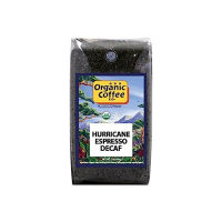 The Organic Coffee Co. Hurricane Espresso Decaf Whole Bean Coffee 2LB (32 Ounce) Medium Dark Roast Natural Water Processed USDA Organic