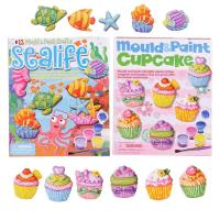 Plaster Crafts To Paint Plaster For Painting Sealife And Cupcake Figurines Creative Plaster Doll Kids DIY Plaster Painting Toys For 4 5 6 7 8 Years Old Girls Boys Kids gorgeously