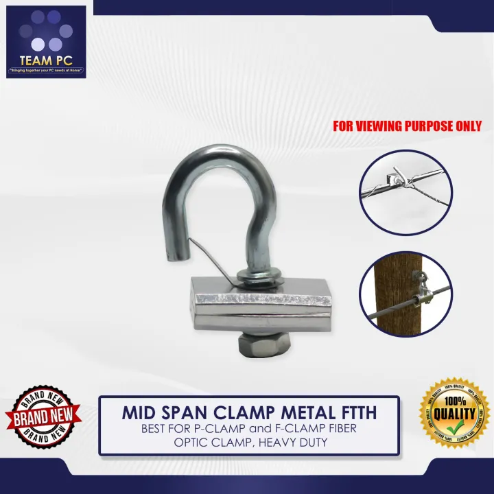 MID SPAN CLAMP METAL FTTH, BEST FOR PCLAMP and FCLAMP FIBER OPTIC