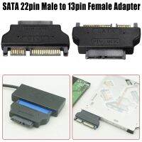 【YF】 Slimline Serial 7 15 22pin Male to 7 6 13pin Female for Desktop Laptop HDD CD-ROM Hard Disk Drive