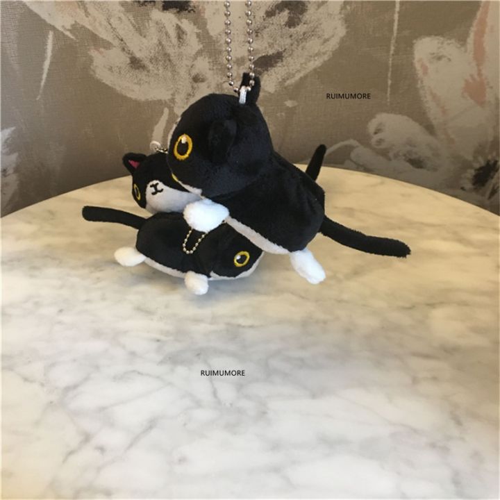 1piece-7cm-small-plush-toy-new-little-black-cat-plush-key-chain-suffed-animal-plush-doll