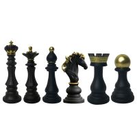 Chess Statue Decor Desktop Ornaments Art Figurines Office Chessmen Sculpture