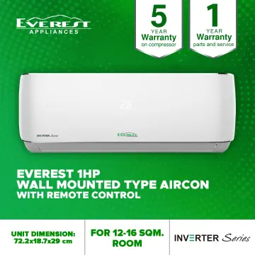 1hp inverter aircon split type