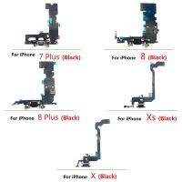 5 ชิ้น / ล็อต บอร์ดชาร์จใหม่ดั้งเดิม 100% สําหรับ Iphone 7 8 Plus X XS USB Port Connector แท่นชาร์จริบบิ้นพร้อมไมโครโฟน
