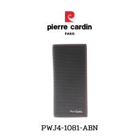 Pierre Cardin (ปีแอร์ การ์แดง) กระเป๋าทรงยาว กระเป๋าสตางค์ชาย กระเป๋าสตางค์หญิง กระเป๋าธนบัตร  กระเป๋าหนังแท้ รุ่นPWJ4-1081-A BN พร้อมส่ง ราคาพิเศษ