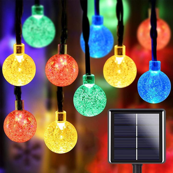 solar christmas light Outdoor Waterproof 20/30/50 LED Crystal ball ...