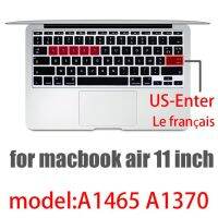 ปกแป้นพิมพ์แล็ปท็อปเวอร์ชั่นฝรั่งเศสสำหรับ Macbook Pro13 15 "A1932 A1706 A2159A1990 A2289 EU AZERT ฟิล์มป้องกันแป้นพิมพ์ซิลิโคน