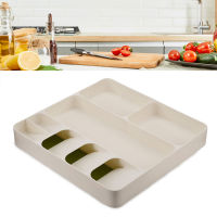 Silverware Drawer Organizer 3 in 1 Eco Friendly Plastic Multifunction Utensil Organizer