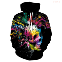 New Couple Sweatshirt Long Sleeve Hooded 3d Print popular