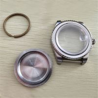 ∏▥ 40MM obudowa zegarka obudowa tylna Bezel dla MIYOTA 8215 821A dla ETA 2836 dla Mingzhu 2813 3804 zegarek ruch naprawa części