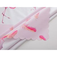 PVC Waterproof Oil Proof Tablecloth Polyester Cactus Flamingo Printed Table Cover