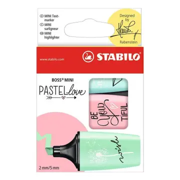 6 surligneurs STABILO swing cool Pastel Série 1 + 2 BOSS MINI Pastellove 2.0