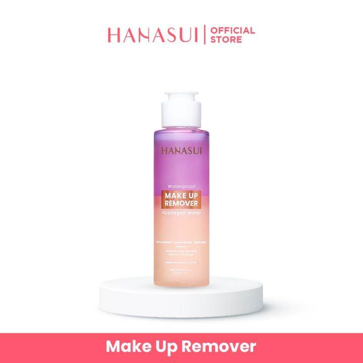 Hanasui Waterproof Make Up Remover + Collagen Water Lazada Indonesia