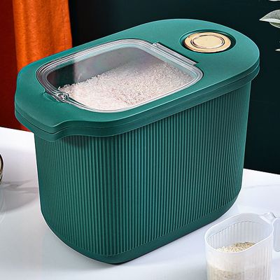 [COD] Rice bucket insect-proof moisture-proof sealed rice tank box noodle storage grain