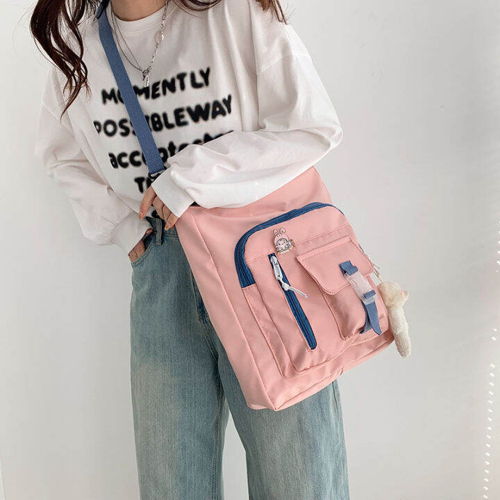 large-capacity-student-tuition-bag-2022-new-womens-bag-korean-style-fashion-color-contrast-shoulder-bag