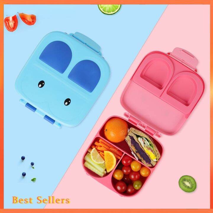 bunny-compartment-lunch-box-fresh-keeping-bento-box-thermal-insulation-plastic-plate-portable-childrens-lunch-box