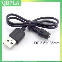 DC Female Power Jack to USB A Male Plug 3.5*1.35mm Plug Extension Line Cable For Barrel Connector Power Cord USB 2.0 QB7LA