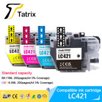 Tatrix LC421 LC 421ที่รองรับตลับหมึกความจุมาตรฐานสำหรับเครื่องพิมพ์ DCP-J1140DW MFC-J1010DW DCP-J1050DW Brother