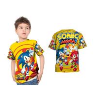 Custom Fullprint Child T-shirt Shirt Sonic Mania 01 2023 new popular