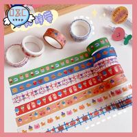 สินค้าพร้อมส่ง เทปตกแต่ง เทป DIY ยาว5เมตร เทปกาววาชิ วาชิเทป Washi Tape ลายน่ารักๆ เทปลายการ์ตูน เทปน่ารักๆ เทปกาว เทปน่ารัก