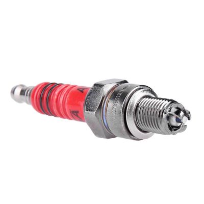 MOJITO YeSheng High Performance 3-Electrode Motorcycle Spark Plug A7TC for 50cc-150cc A