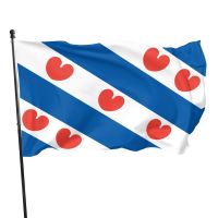 Flag of Netherlands Frisian Friesland City 90x150cm Size Christmas Decorations for Home Flag Banner