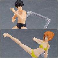 figma 452+453 Male &amp; Female Swimsuit Body (Ryo + Emily) Type 2 / ฟิกม่า หุ่นชุดว่ายน้ำ ชุดเดินหาด ฟิกเกอร์แท้ ฟิกม่าร์